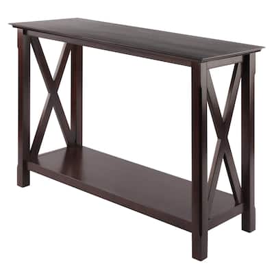 Xola Console Table Living Room, Cappuccino - 45"W x 17"D x 30"H