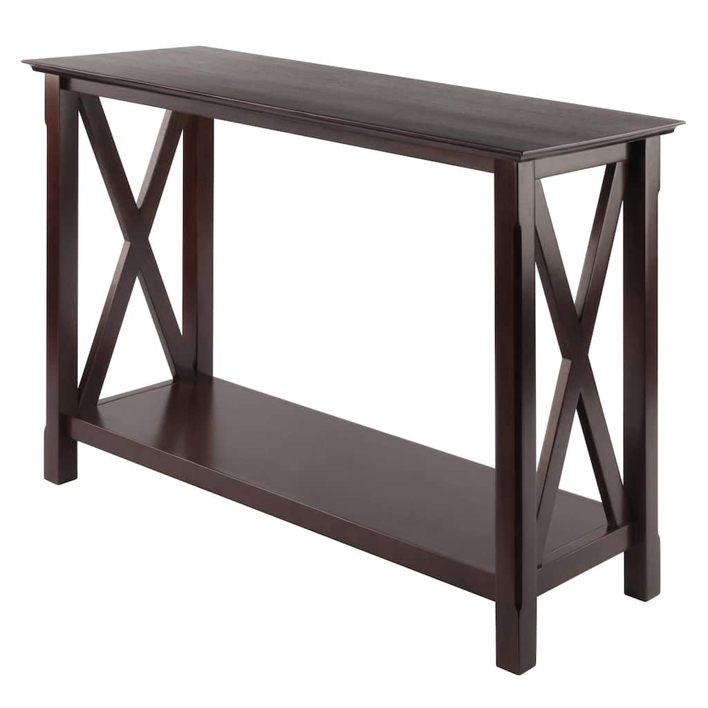 Xola Console Table Living Room, Cappuccino - 45"W x 17"D x 30"H