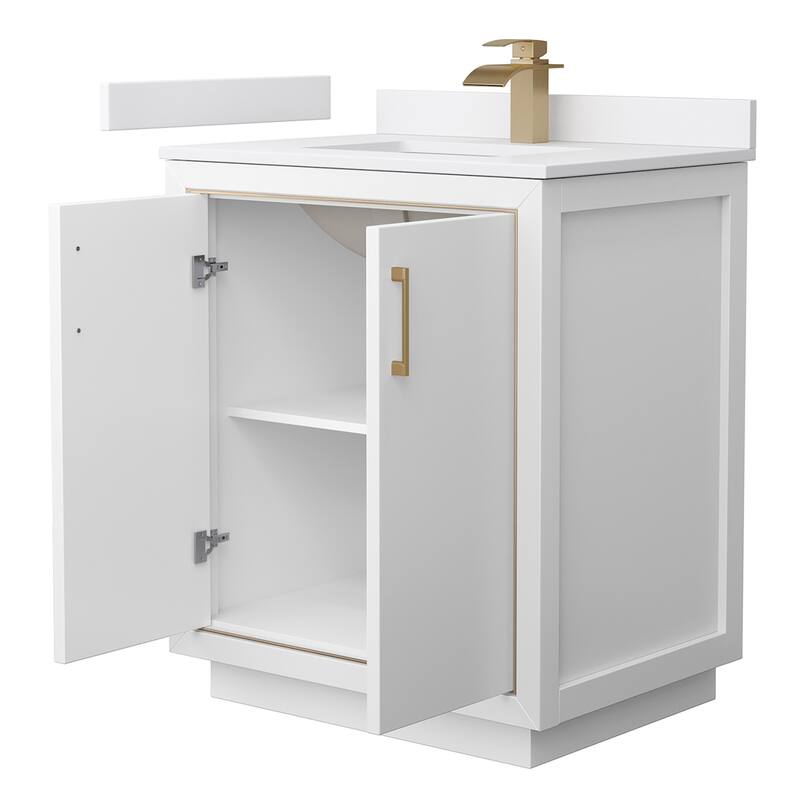 Wyndham Collection WCF1111-30S-VCA-MXX Icon 30" Free Standing Single