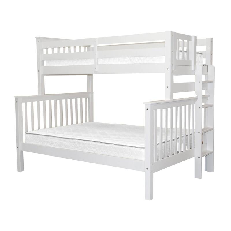Taylor & Olive Trillium Twin over Full Bunk Bed with End Ladder