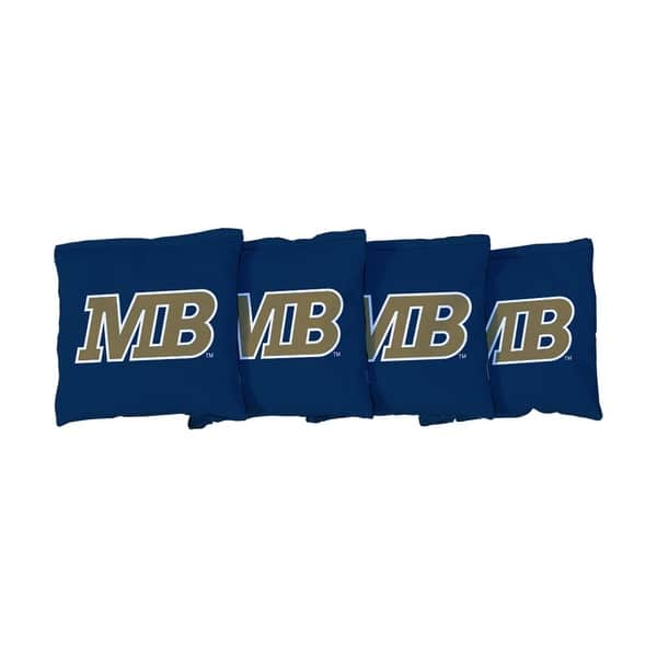slide 2 of 3, California State Monterey Bay Otters Blue Cornhole Bags All-Weather Resin Filled