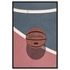 preview thumbnail 2 of 28, Oliver Gal 'Basketball Court Area' Sports Blue Wall Art Canvas
