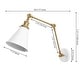 preview thumbnail 17 of 64, Rover 7" Adjustable Arm Metal LED Wall Sconce by JONATHAN Y