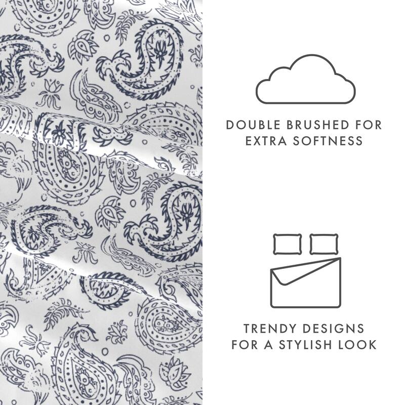 Becky Cameron Ultra-soft Printed 4-pc. Deep Pocket Bedsheet Set
