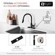 preview thumbnail 14 of 53, STYLISH Single Handle Pull Down Kitchen Faucet Lead Free cUPC