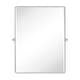 preview thumbnail 104 of 126, TEHOME Woodvale Rectangle Vertical Metal Wall Mirrors 40" x 30" - Polished Nickel
