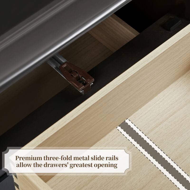 Yaheetech Modern 2-drawer Classic Nightstand Painted Bedside Table with Storage