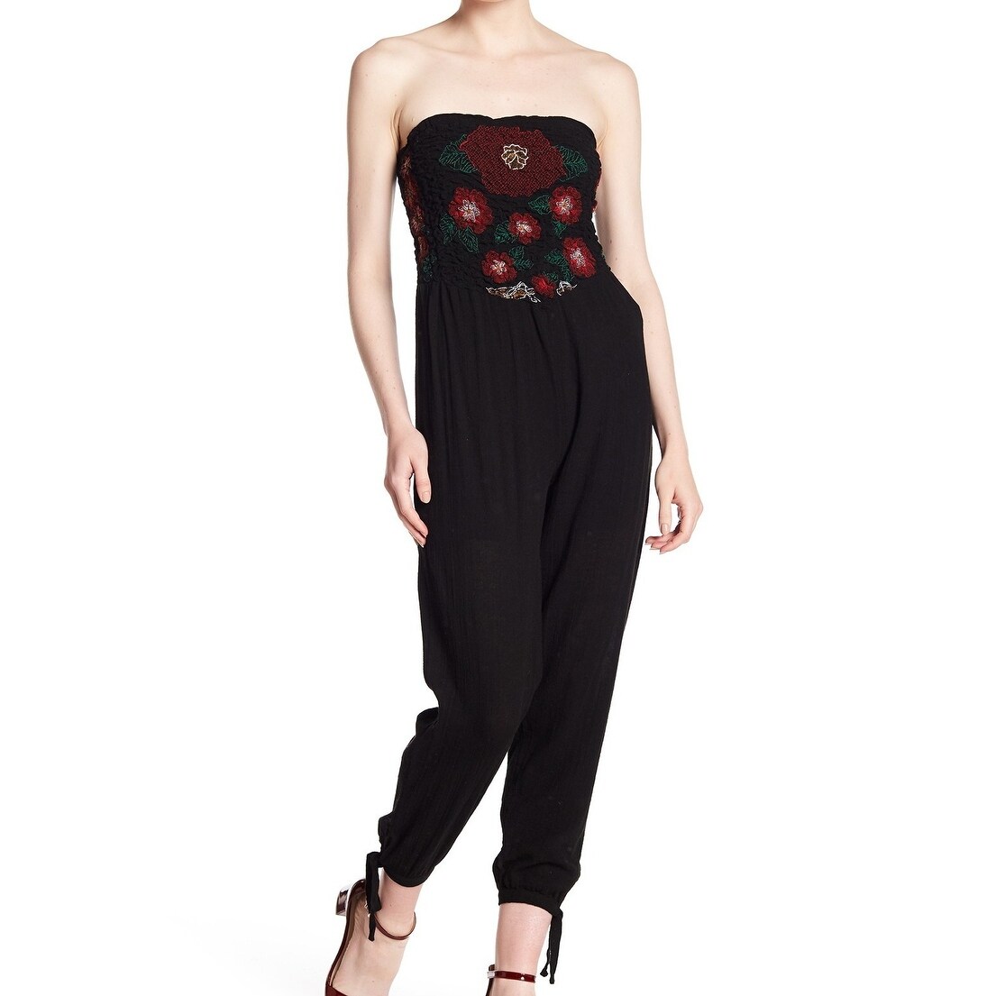 free people strapless jumpsuit