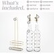 preview thumbnail 32 of 196, COOK WITH COLOR Glass Olive Oil Bottle Dispenser - 2 Pack- 17oz Oil and Vinegar Carafe Decanter