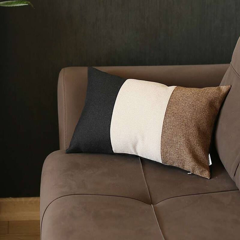 Brown Tripartite Lumbar Throw Pillow Bed Bath & Beyond 39555765