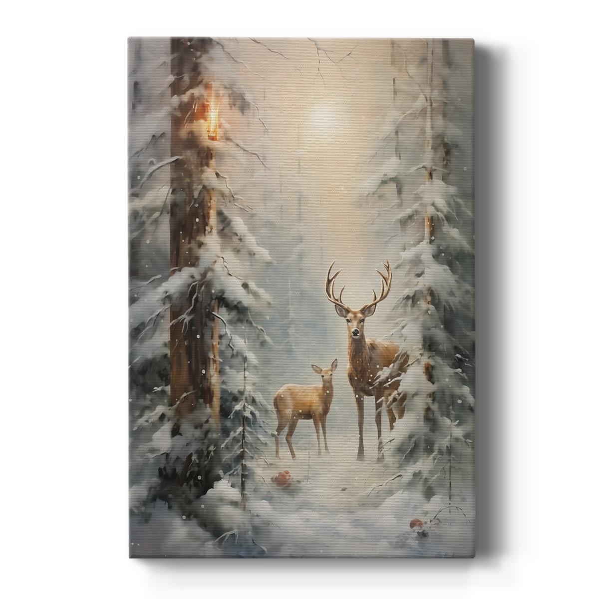 Christmas Holiday Art - Gallery Wrapped Canvas DCXCI
