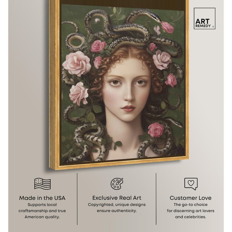 Medusa Canvas by Art Remedy