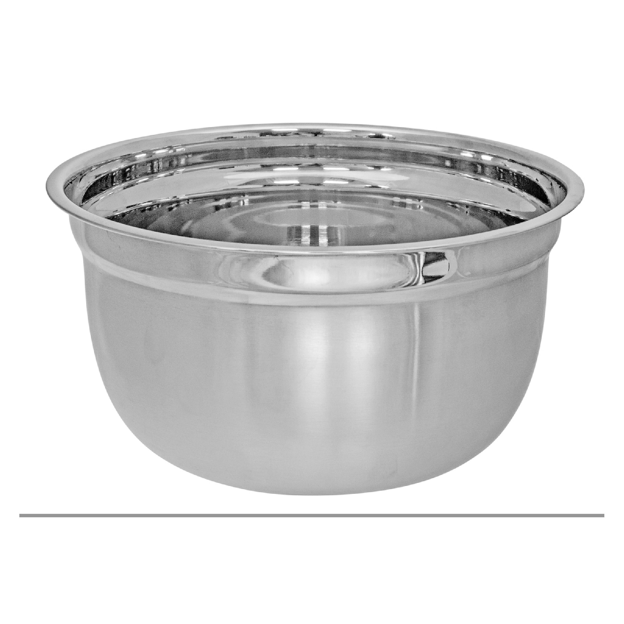 IH Casa Decor Stainless Steel German Mixing Bowl 6.75" - Set of 2