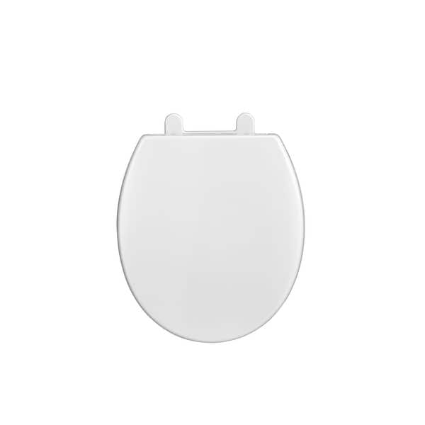 American Standard Round ClosedFront Toilet Seat with Soft Close, Grip