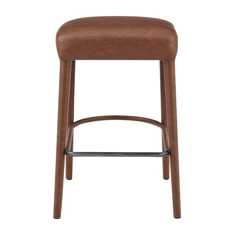 NPD Furniture Rylee Backless Counter Stool (Set of 2)