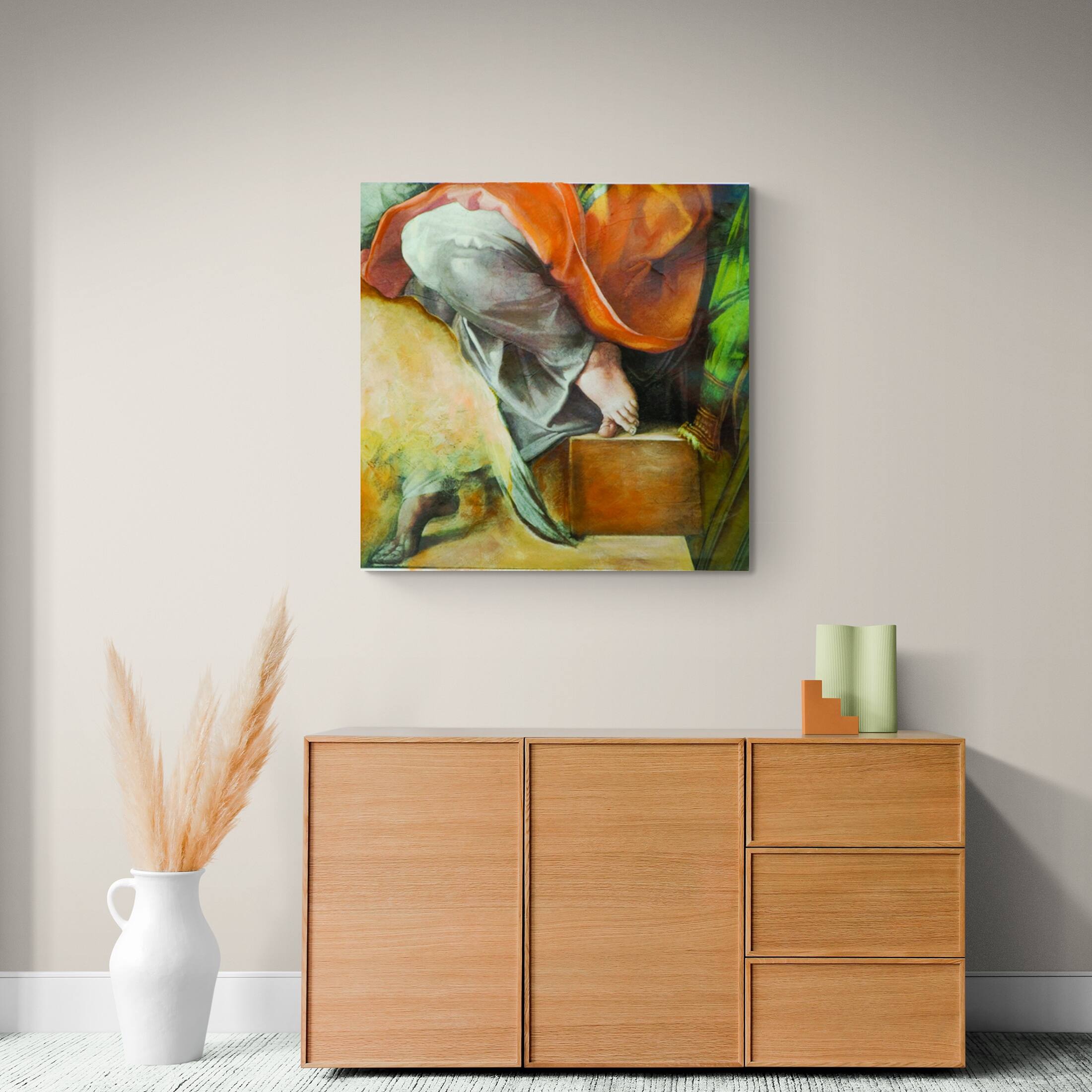 Michelangelo Classic Canvas Wall Art Canvas Print Unique Bed Bath