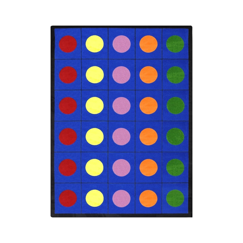 Multi - durable soft decorative rug for home, living room & bedroom - 7' x 7' Round