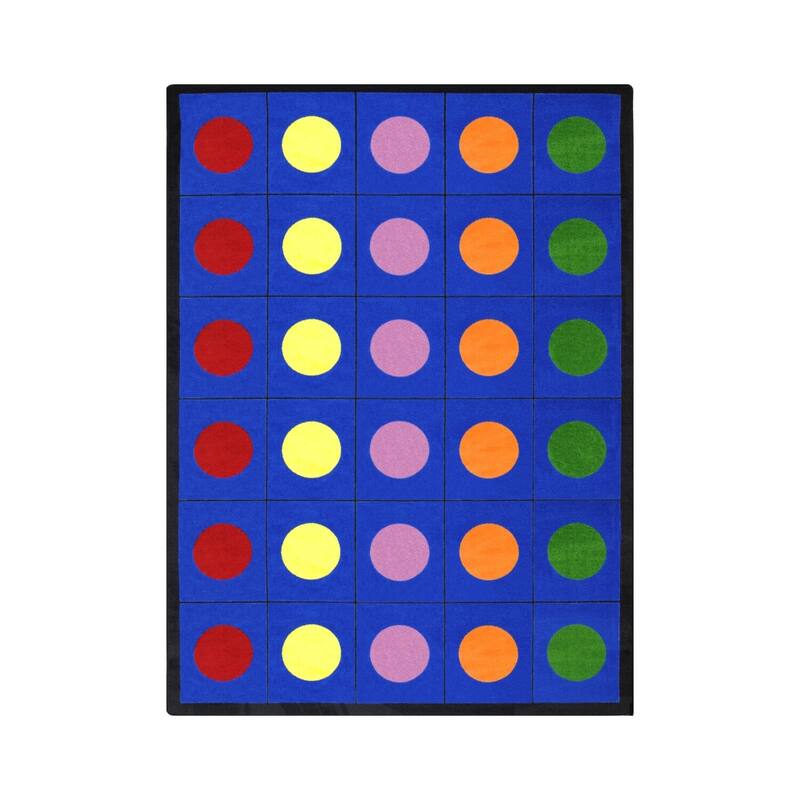 Multi - durable soft decorative rug for home, living room & bedroom - 7' x 7' Round