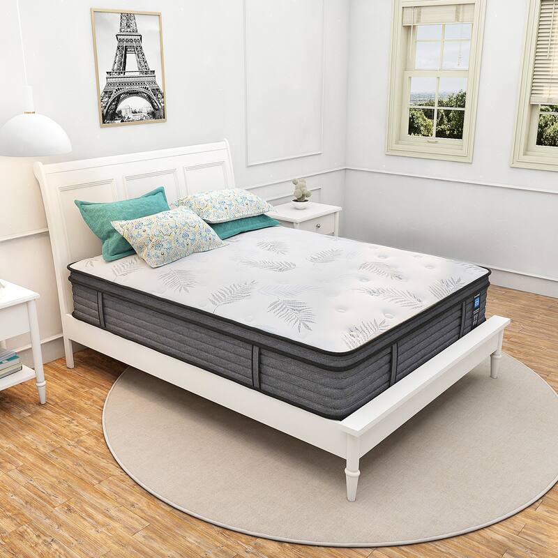 12inch Firm Euro Top Gel Memory Foam Hybrid Mattress On Sale Bed