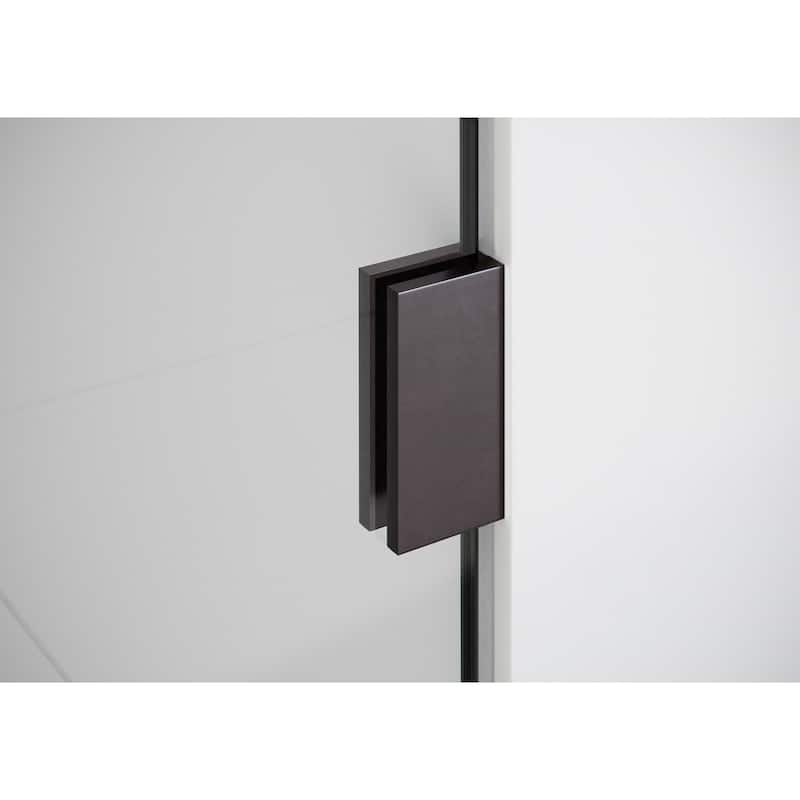 Glass Warehouse 78" x 42.75" Frameless Shower Door - Wall Hinge
