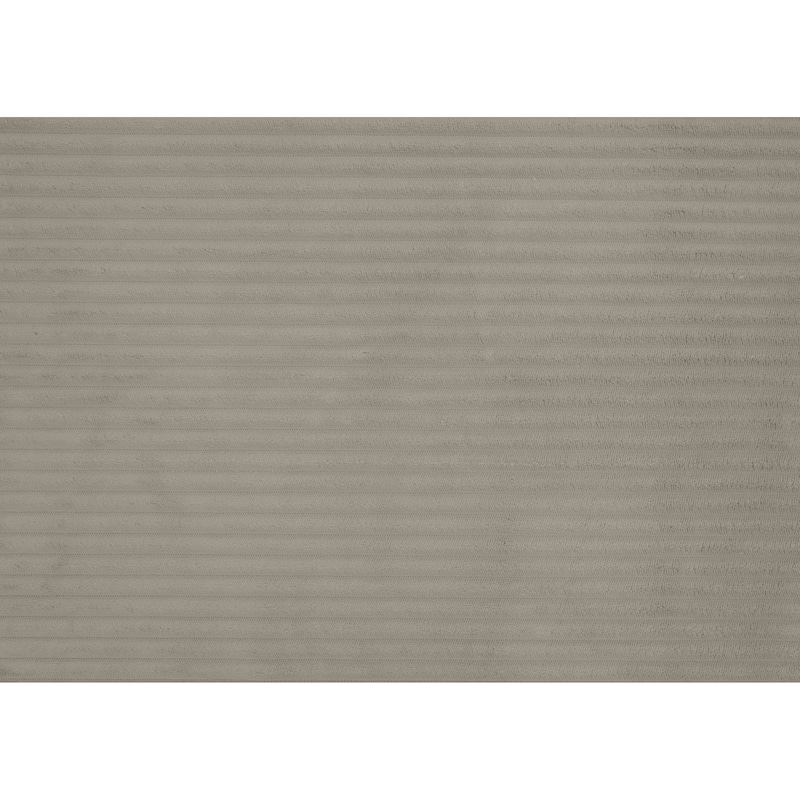 Modern Contemporary Taupe Corduroy Upholstered Sofa Comfortable Cushion Solid Wood Living Room Furniture 1pc