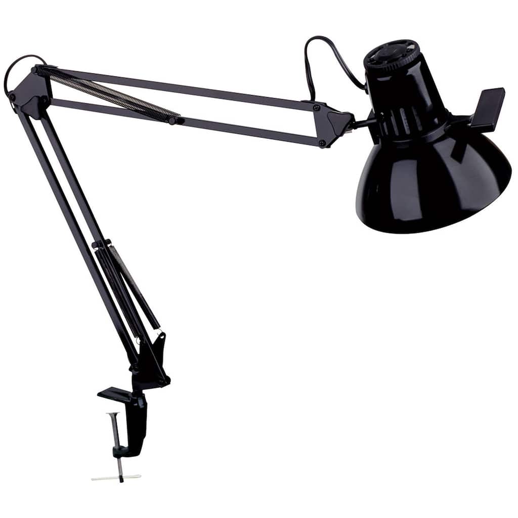 Dainolite Working/Task Lamp - Gloss Black - 36" Reach