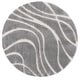 preview thumbnail 74 of 213, SAFAVIEH Florida Shag Sigtraud Abstract Waves 1.2-inch Thick Rug