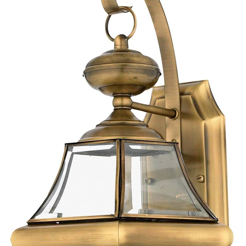 Roseto Gaines 2 Light 20" Tall Outdoor Wall Sconce with Clear Glass