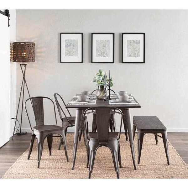 Shop Corbin Contemporary Tripod Floor Lamp In Brown Metal With Brown Plastic Rattan Shade Overstock 31696919