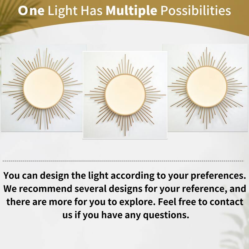 Starsky LED 23.60in. Round Unique/Statement Flush Mount