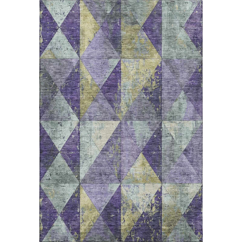 Premium Washable Super Soft Diamond Mosaic Mayfield Rug