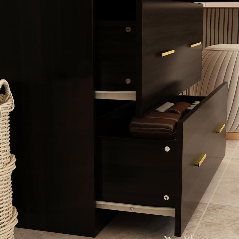 Timechee Armoire Wardrobes With Mirror And Hanging