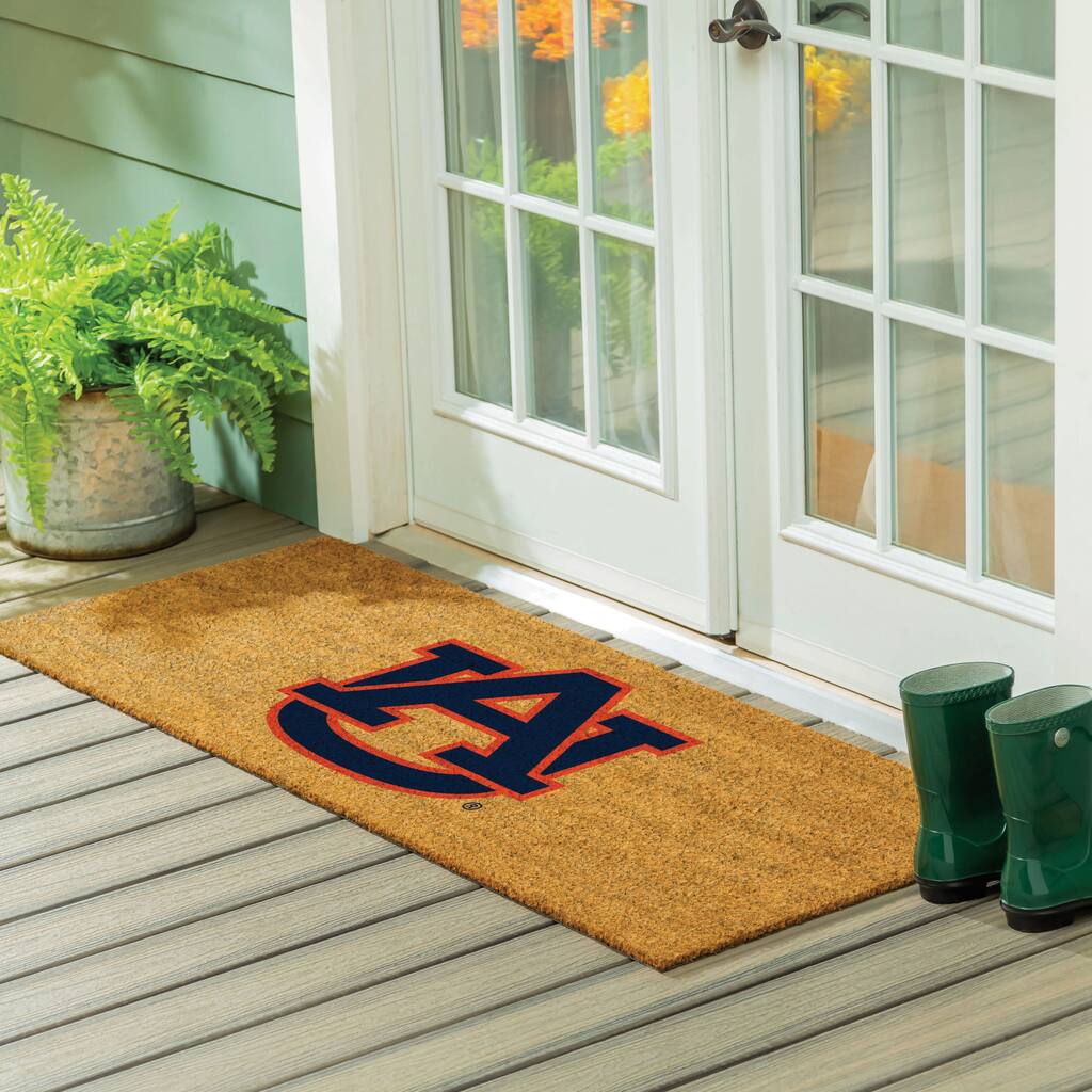 Auburn University Full Color Indoor/Outdoor Coir Mat