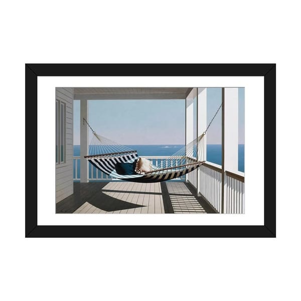 slide 2 of 20, iCanvas "Hammock & Pillows" by Zhen-Huan Lu Black - 24x32x1