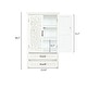 preview thumbnail 10 of 15, 27'' Accent Tall Tower White Storage Cabinet - Rustic Wood Sideboard Pantry Cabinet - Versatile Buffet Cabinet with Stor