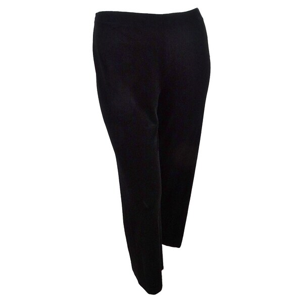 black velvet pull on pants