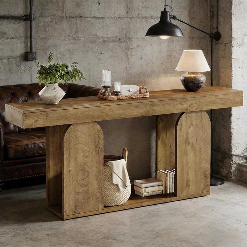 Stylish Freestanding Sofa and Hallway Table