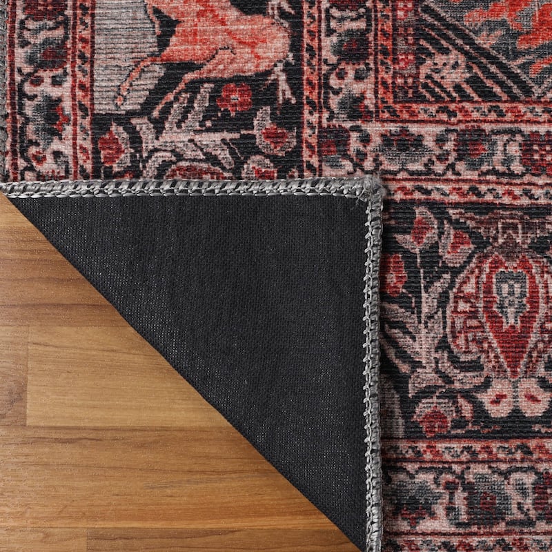 Superior Copley Bohemian Oriental Medallion Wildlife Indoor Area Rug