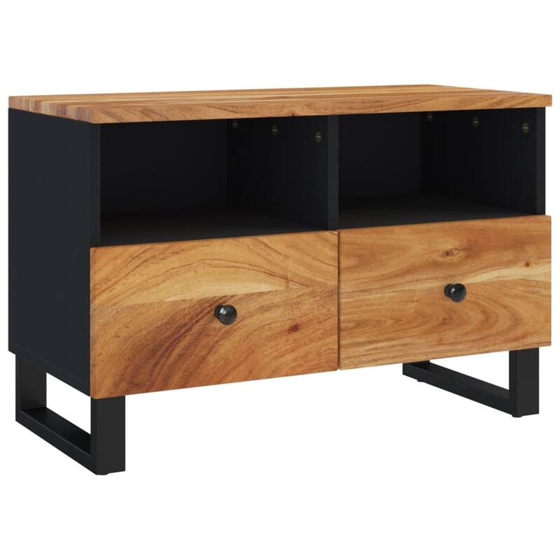 vidaXL TV Stand 27.6"x13"x18.1" Solid Wood Mango