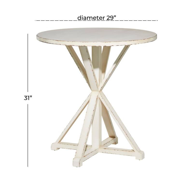 Wood Accent Table - Brown or White