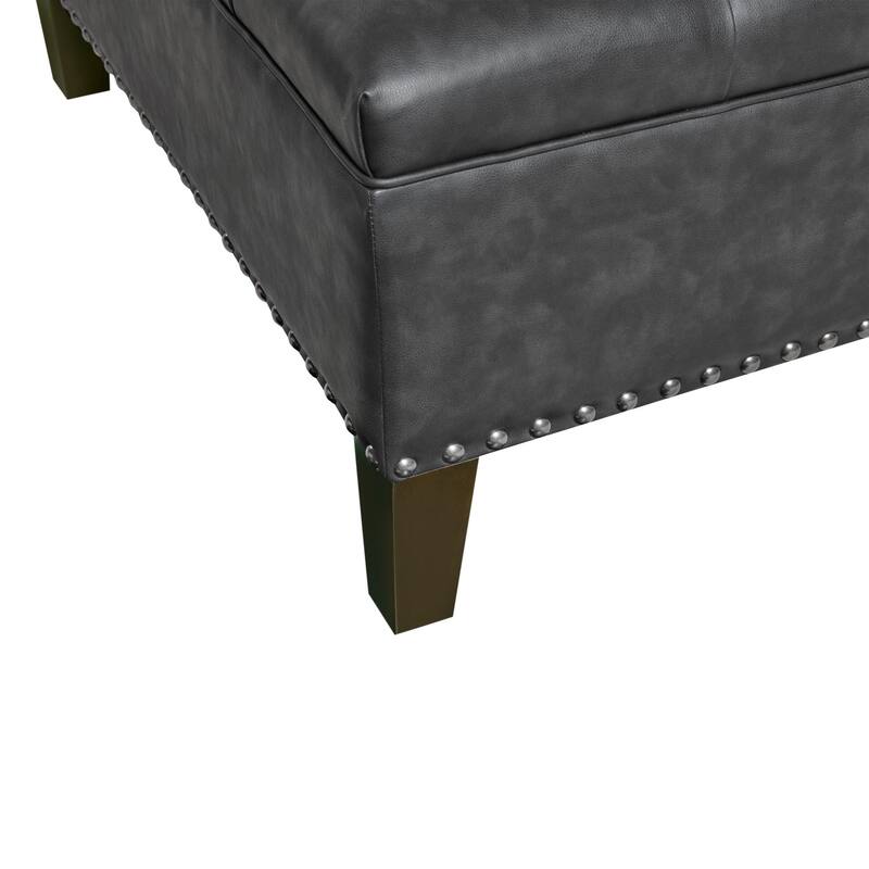 Madison Park Alice Tufted Square Cocktail Ottoman