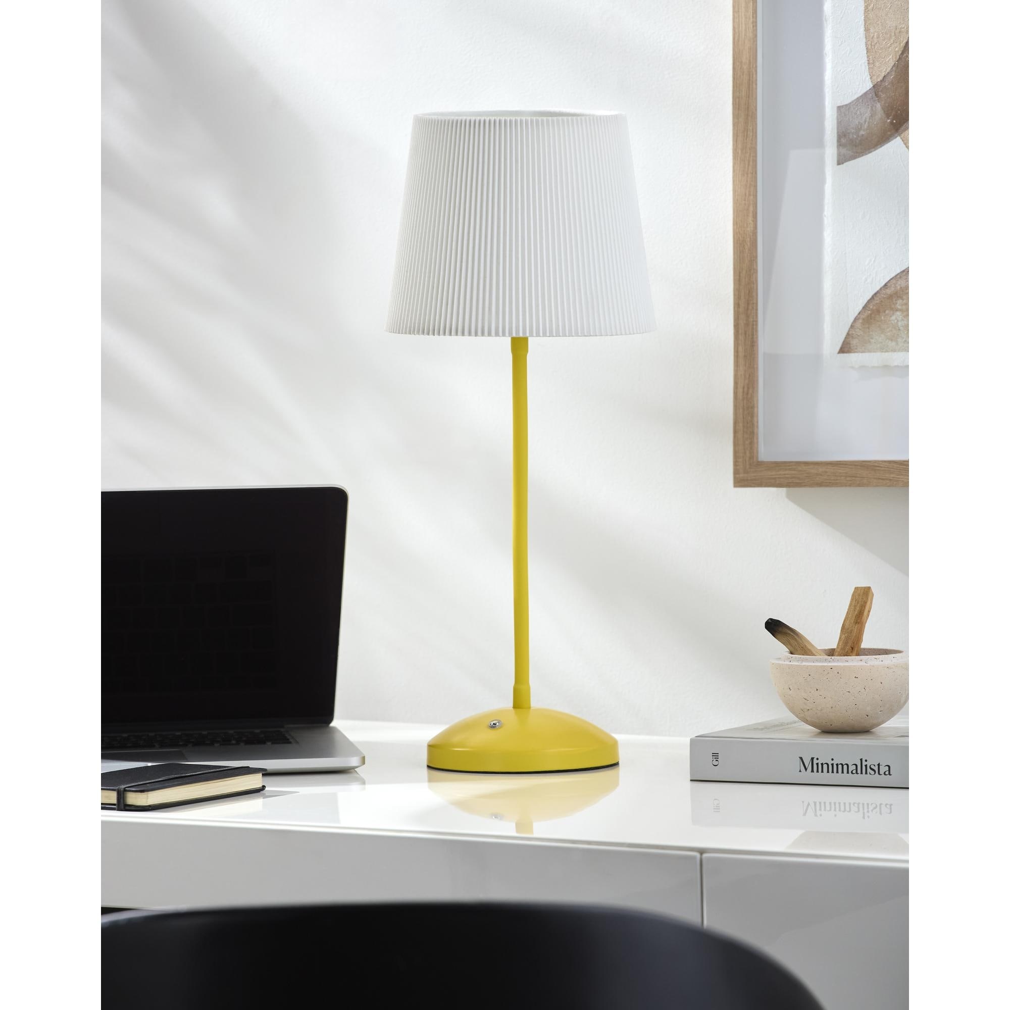 Livabliss Rigel Modern & Contemporary Buffet Table Lamp - 21"H x 8"W x 8"D