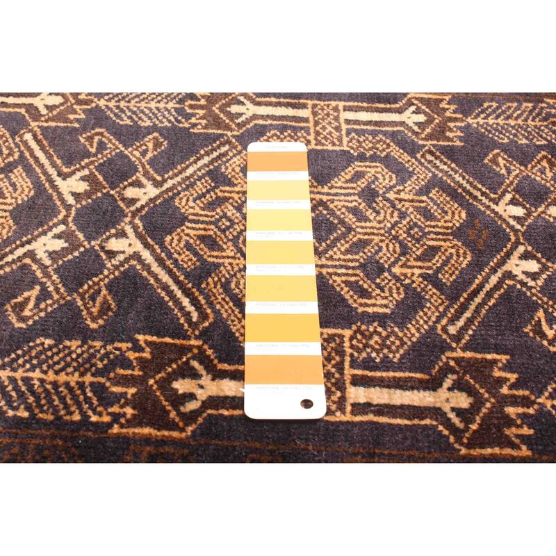 ECARPETGALLERY Hand-knotted Teimani Light Brown Wool Rug - 2'9 x 4'6