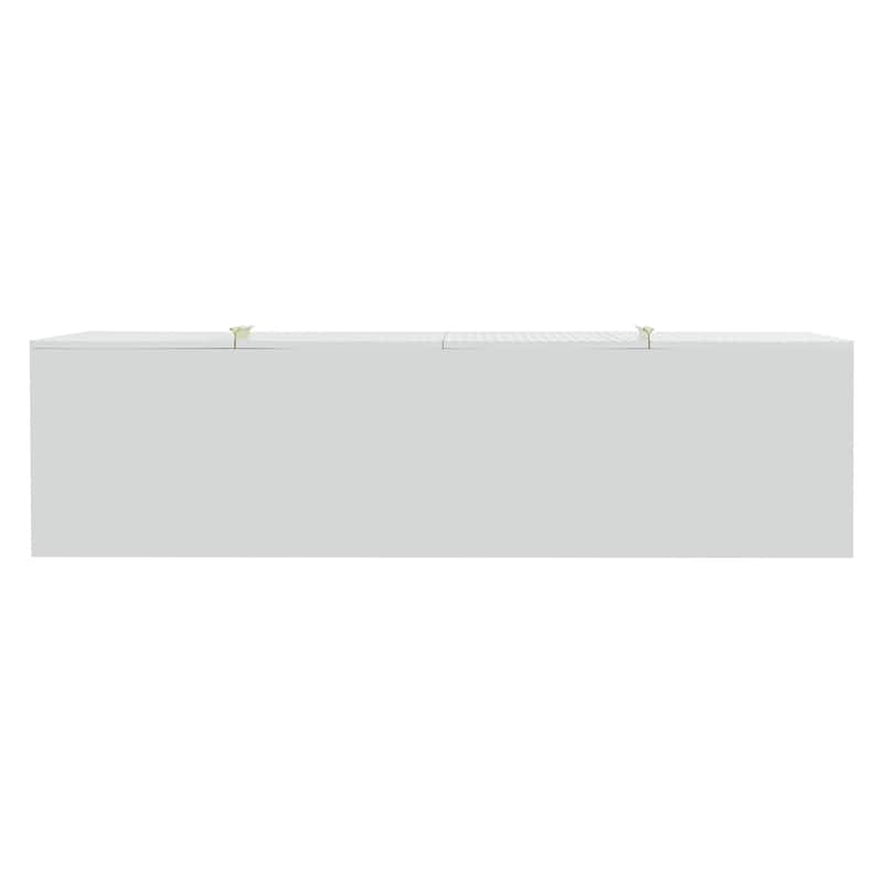 4-door Sideboard Buffet Cabinet with Gold Metal Handle - 60"L x 15.2"W x 31.5"H