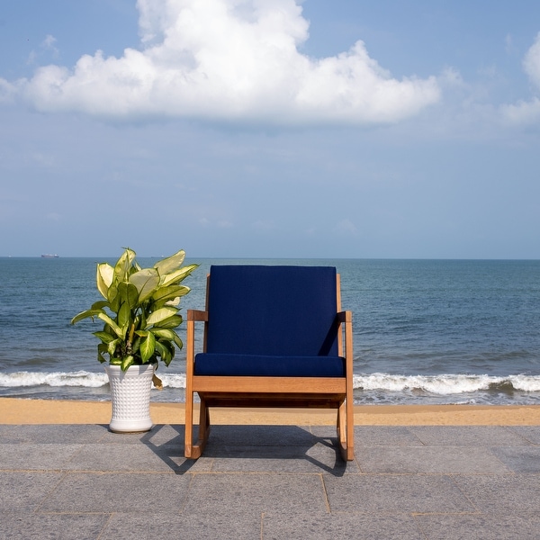 Navy rocking chair on sale outdoor