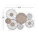 preview thumbnail 19 of 18, Black Metal Handmade Plate Home Wall Decor with Intricate Pattern