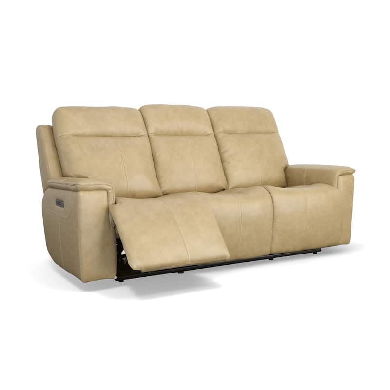 Odell Power Reclining Sofa with Power Headrests & Lumbar by Flexsteel