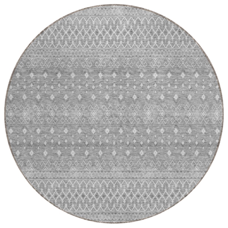 HomeRoots Tribal Transitional Rectangle Outdoor Rug