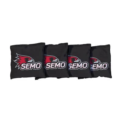 Southeast Missouri State University Redhawks Black Cornhole Bags