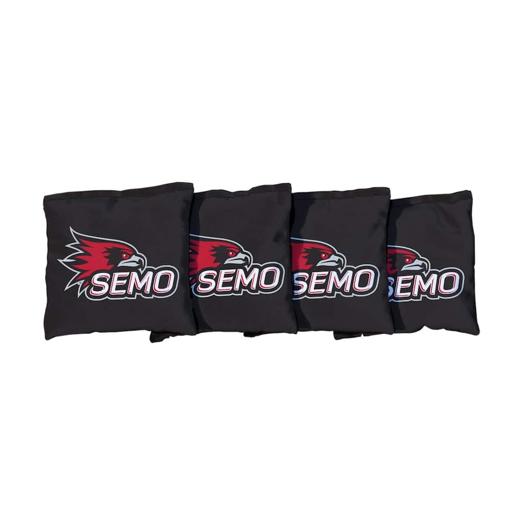 Southeast Missouri State University Redhawks Black Cornhole Bags